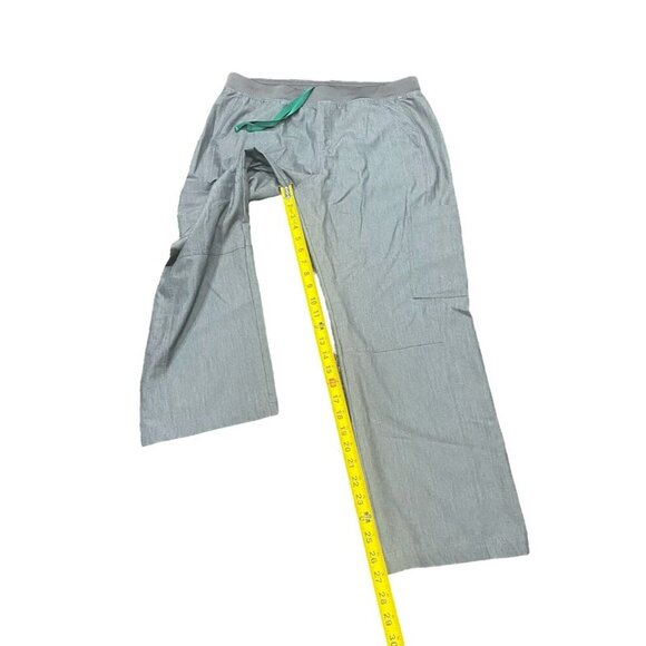 FIGS Axim Cargo Scrub Pants Mens Large 34x27 Graphite Gray Straight Leg T2001 - Picture 3 of 10